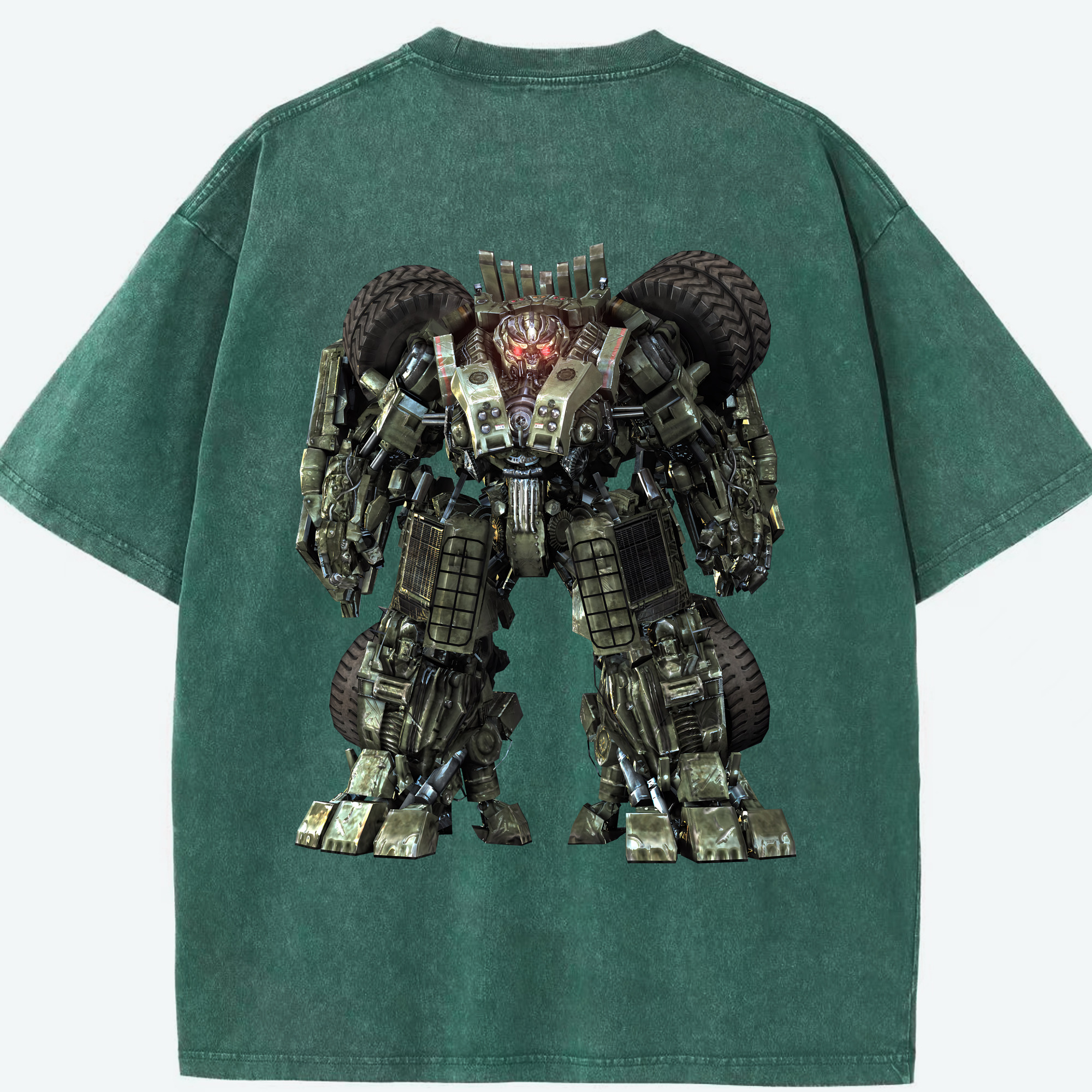 （画像用） Transformers トランスフォーマー 綿100% ヴィンテージ風 半袖Tシャツ（背面プリント）